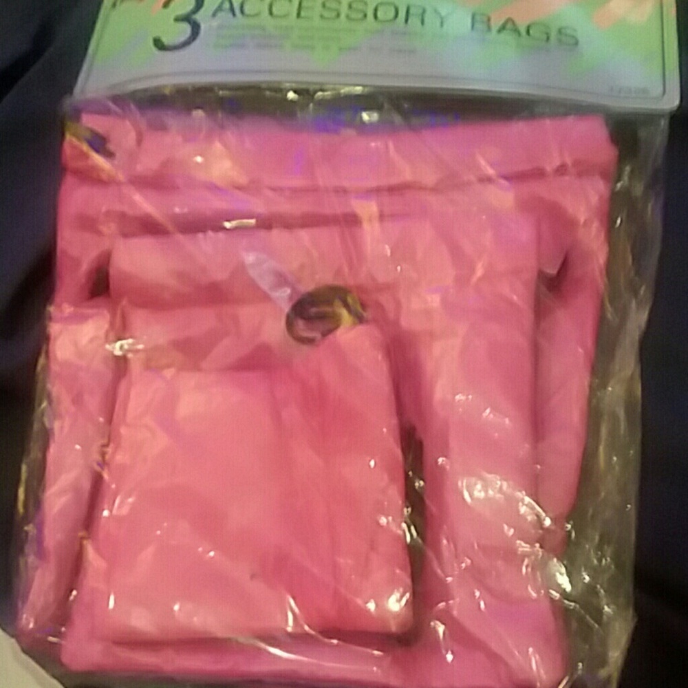 3 cosmetic accessory bags